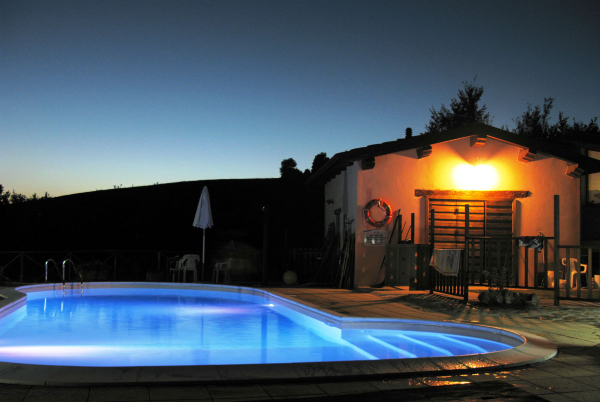 The garden of the guesthouse Casale Bosco